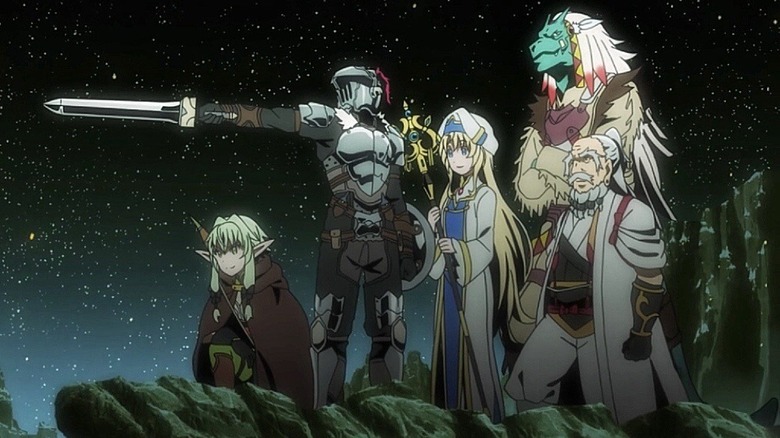 Goblin Slayer leads his party