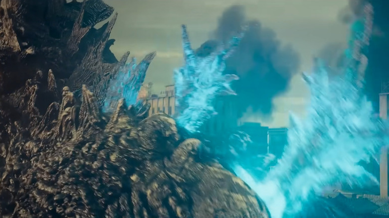 Godzilla's spines glow