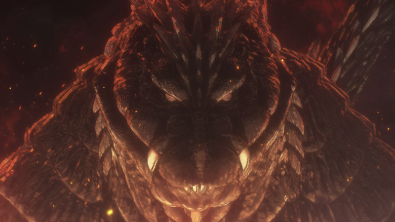 Godzilla Ultima burning orange