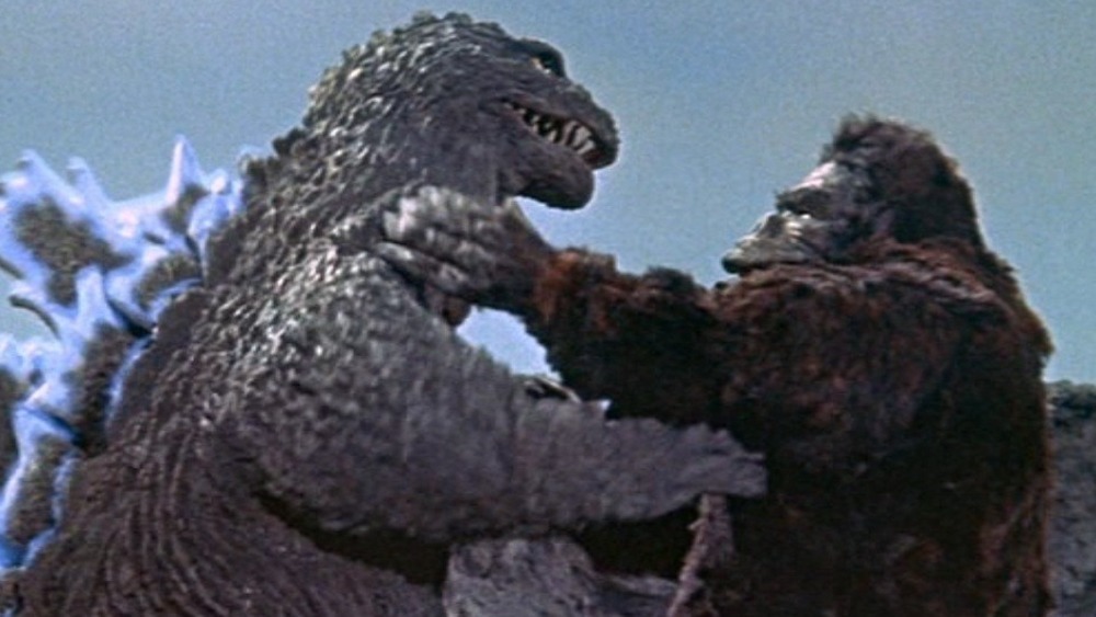 King Kong fighting Godzilla