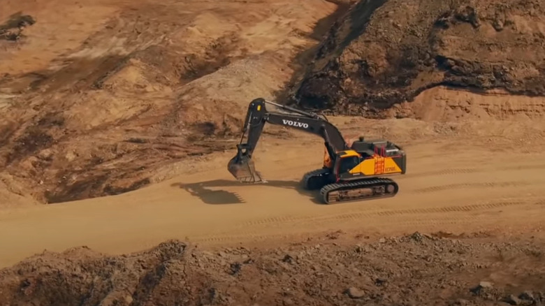 Parker's fancy new excavator