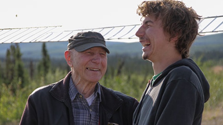 Parker and John Schnabel laughing