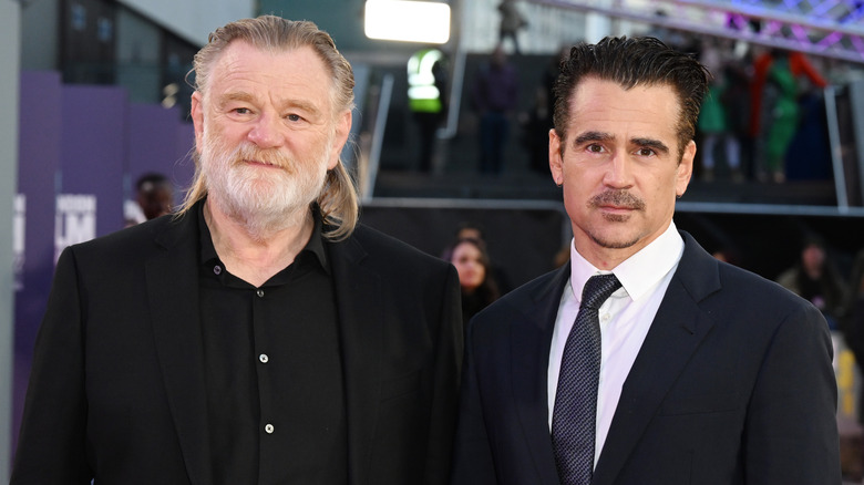 Colin Farrell and Brendan Gleeson at film premiere