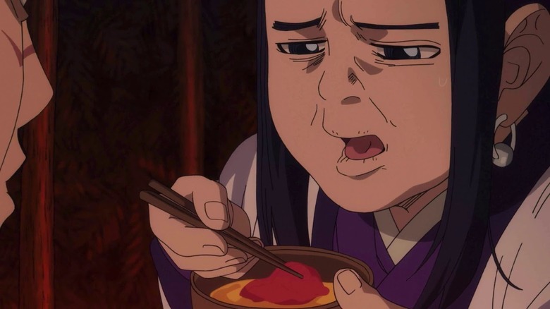 Asirpa eats Miso