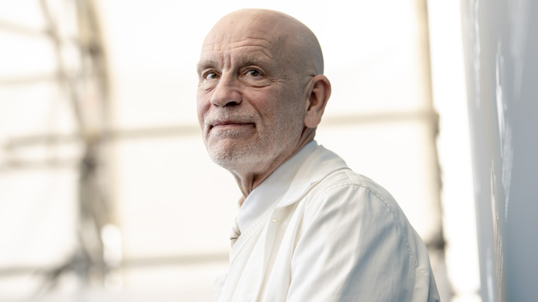 John Malkovich in all white