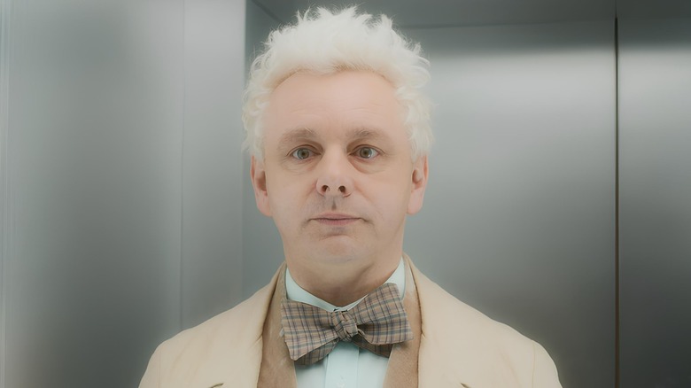 Aziraphale looking defeated