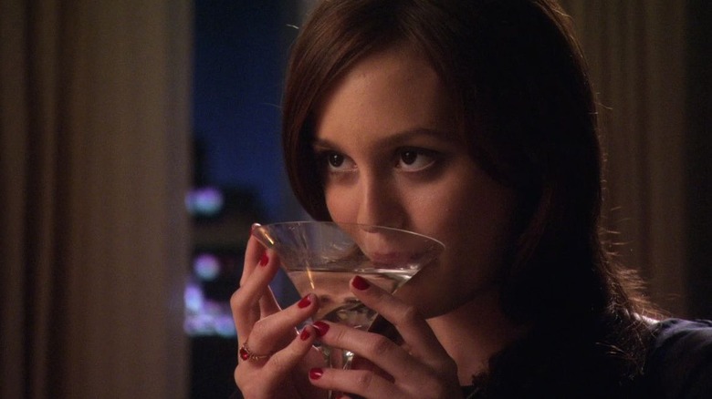 Blair Waldorf with a martini in Gossip Girl