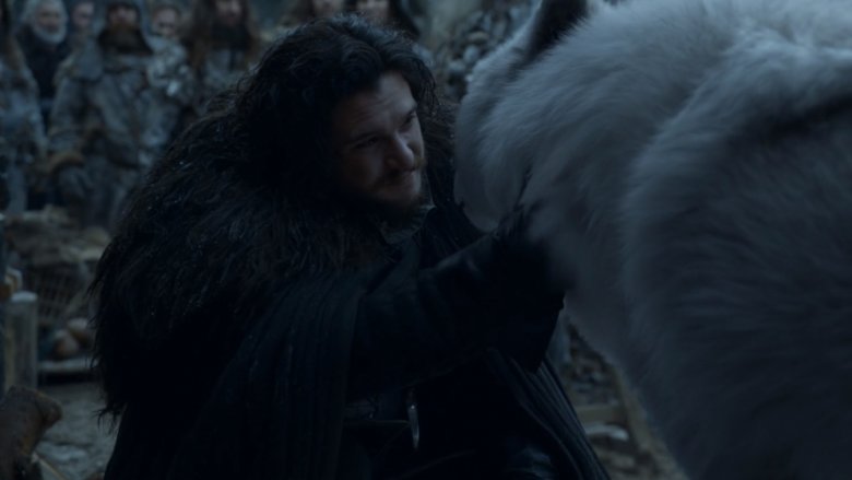 Jon and Ghost Game of Thrones