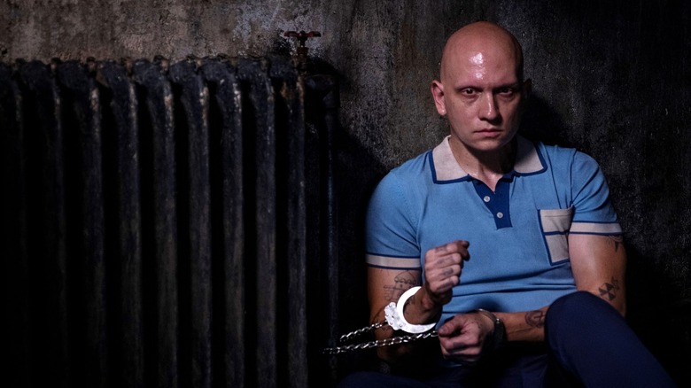 NoHo Hank (Anthony Carrigan) handcuffed to radiator in "Barry"