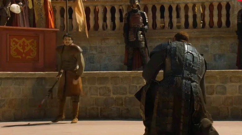 Oberyn Martell and the Mountain outside