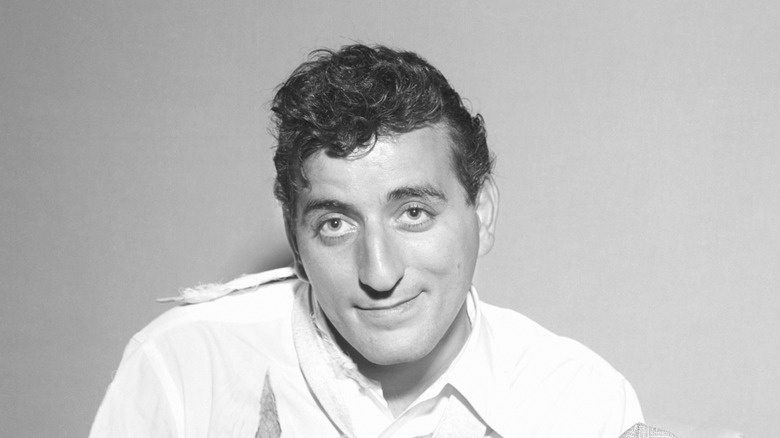 Young Tony Bennett smiling