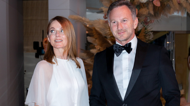 Geri Halliwell with Christian Horner