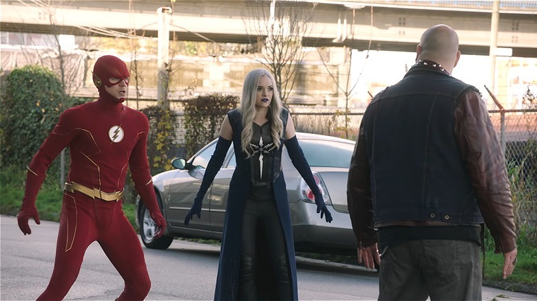 Flash and Killer Frost look surprised 