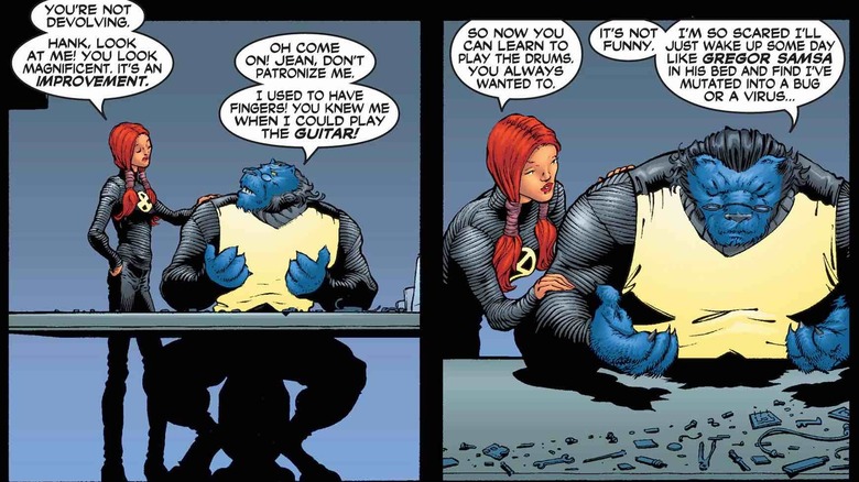 Jean Grey and Beast