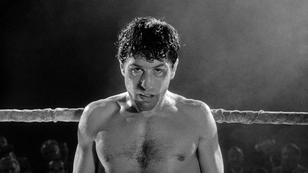 Robert De Niro as Jake LaMotta in Raging Bull