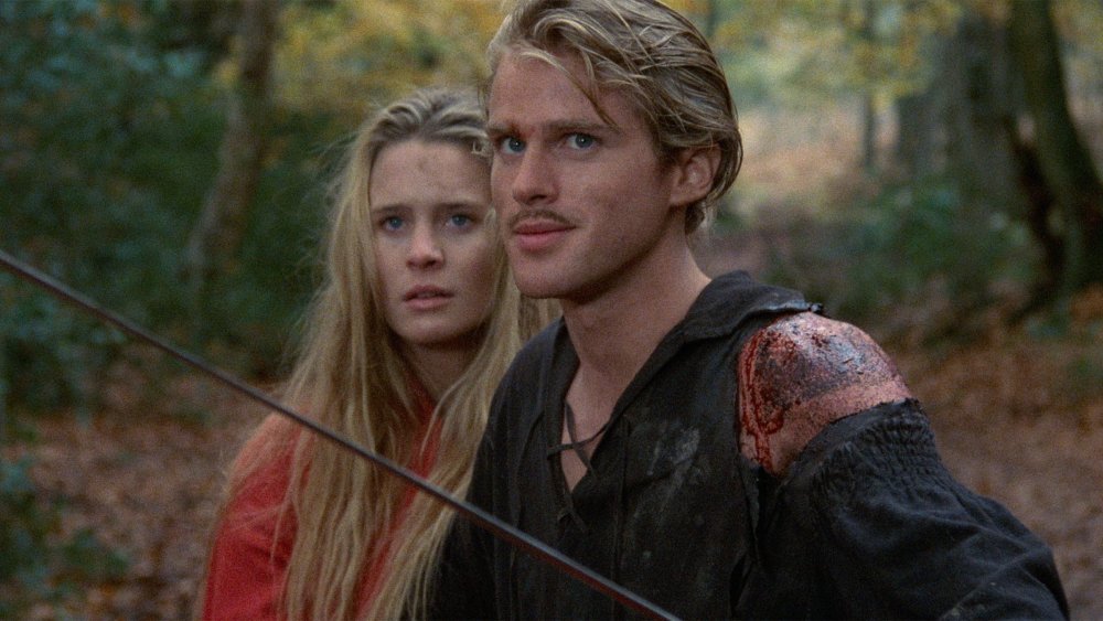 Cary Elwes as Westley and Robin Wright as Buttercup in The Princess Bride