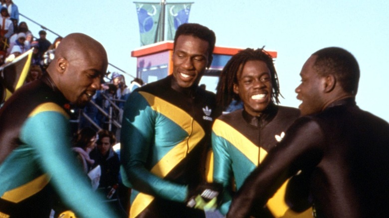 Jamaican bobsled team in Cool Runnings