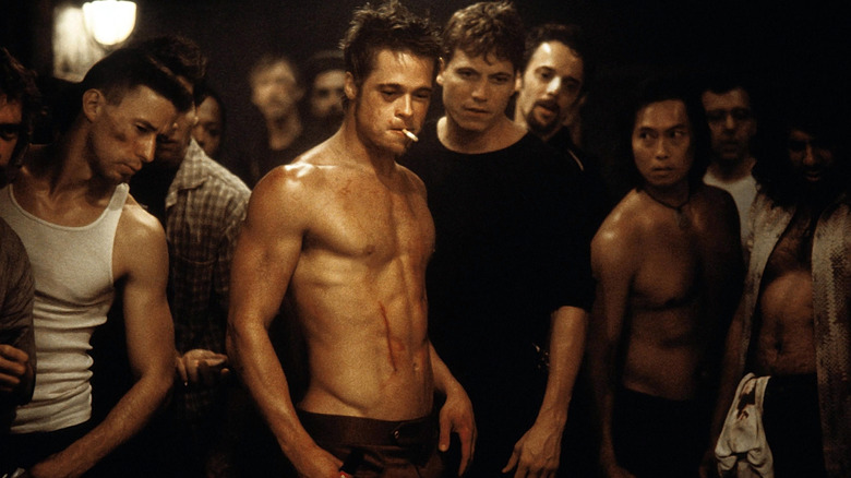 Brad Pitt as Tyler Durden in Fight Club