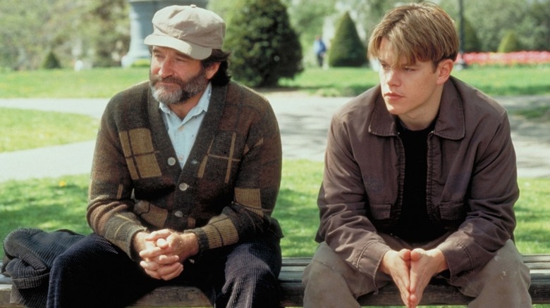 Sean Maguire Will Hunting park bench