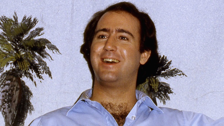 Andy Kaufman smiles