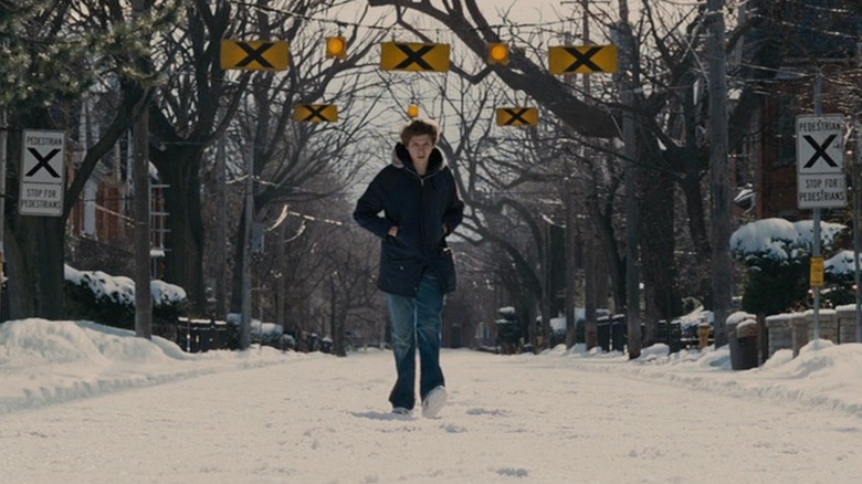 Scott Pilgrim in snow