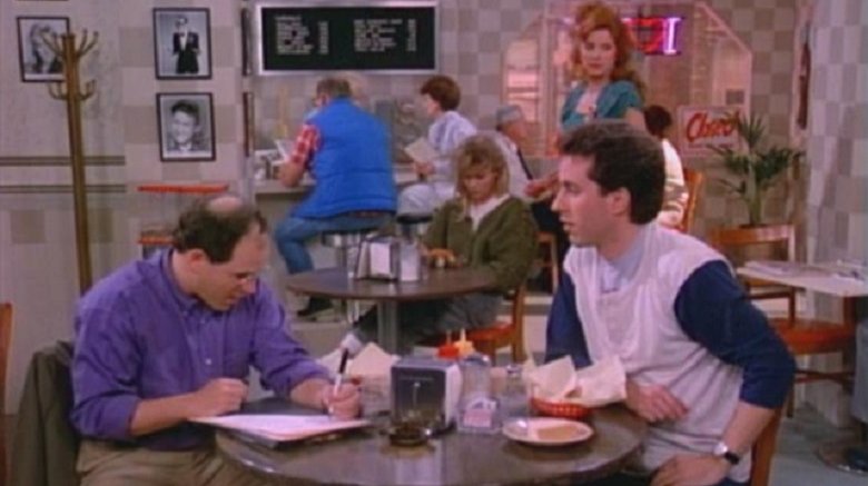 Jason Alexander and Jerry Seinfeld in Seinfeld