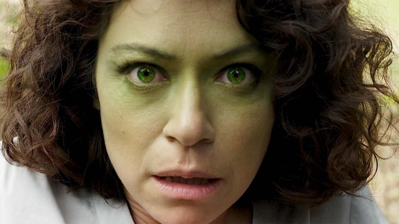 Jennifer Walters transforms into She-Hulk