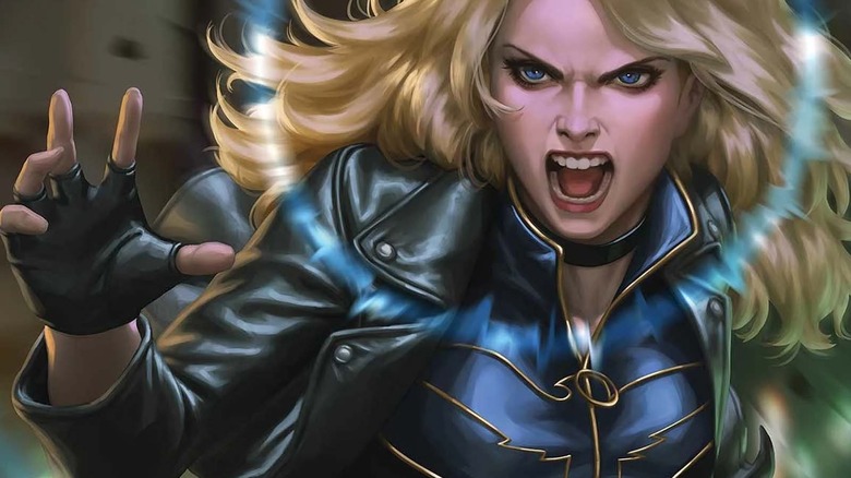 Black Canary screaming