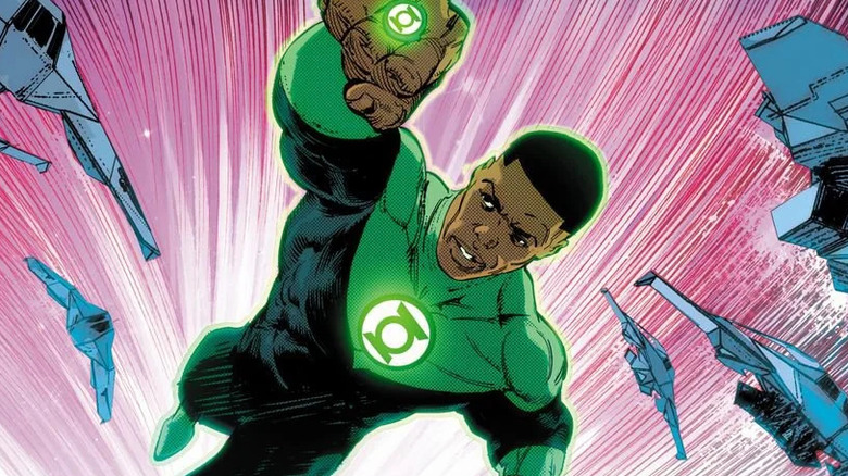 Green Lantern with his Power Ring