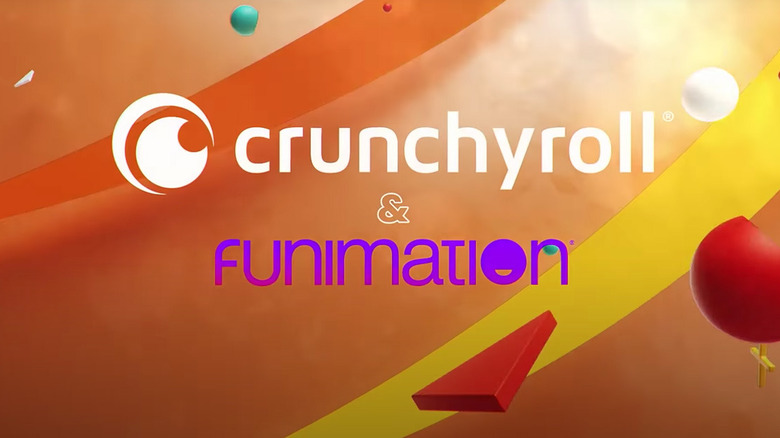 Crunchyroll and Funimation logos