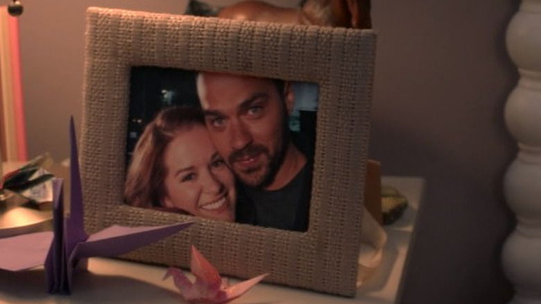 Jesse Williams and Sarah Drew looking happy as their Grey's Anatomy counterparts