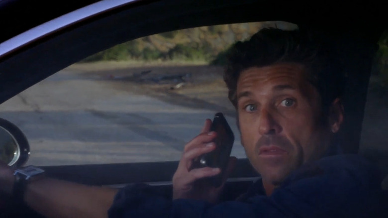 Derek in his car