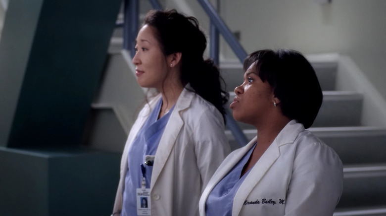 Cristina and Dr. Bailey in Grey's Anatomy