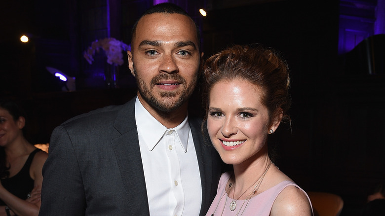 sarah drew and jesse williams smiling