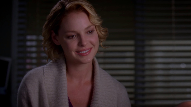 Izzie Stevens smiling