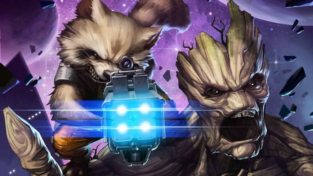 Rocket Raccoon and Groot