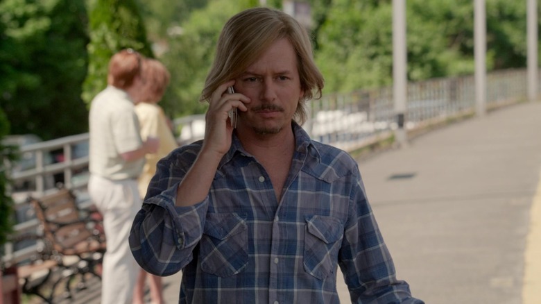 David Spade on phone