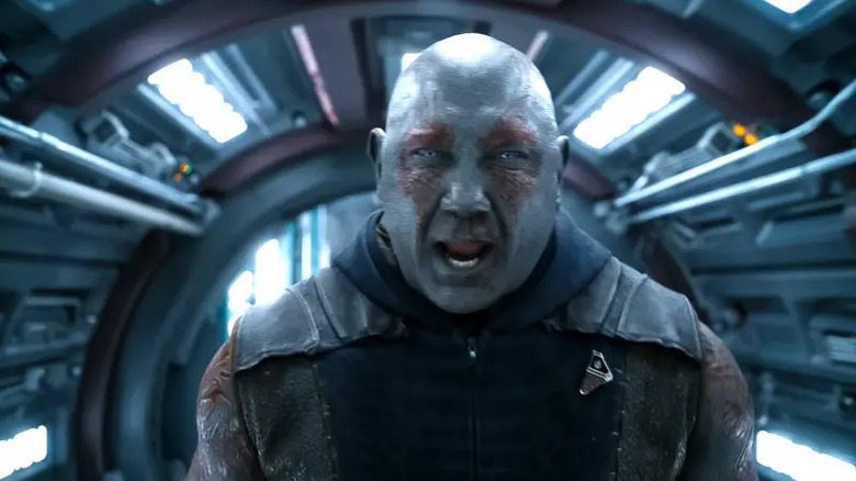 Drax yelling