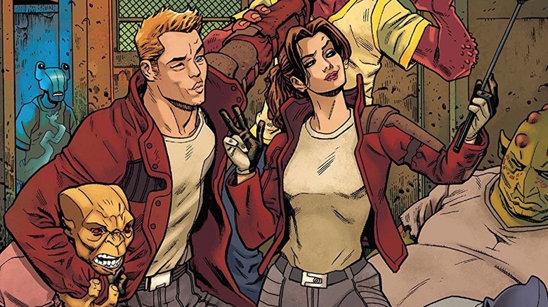 Star-Lord and Kitty Pryde take a selfie