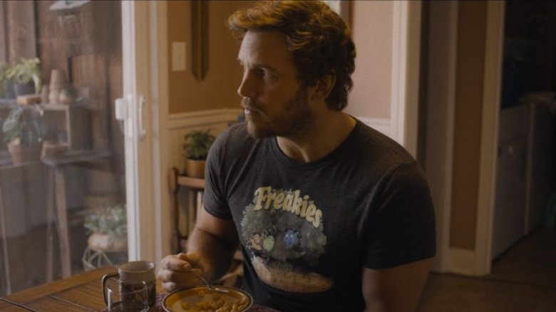 Star Lord eating breakfast