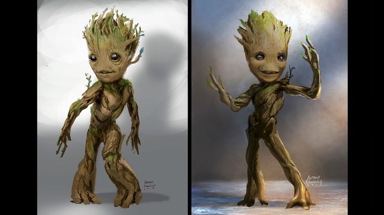 Anthony Francisco's artwork of Baby Groot