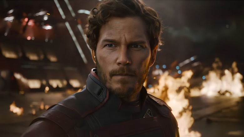 Peter Quill looking angry