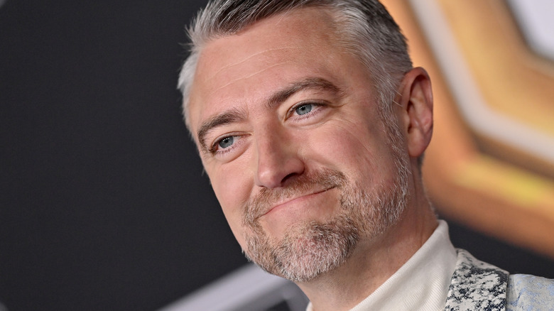 Sean Gunn smiling at the Guardians of the Galaxy Vol 3 premiere