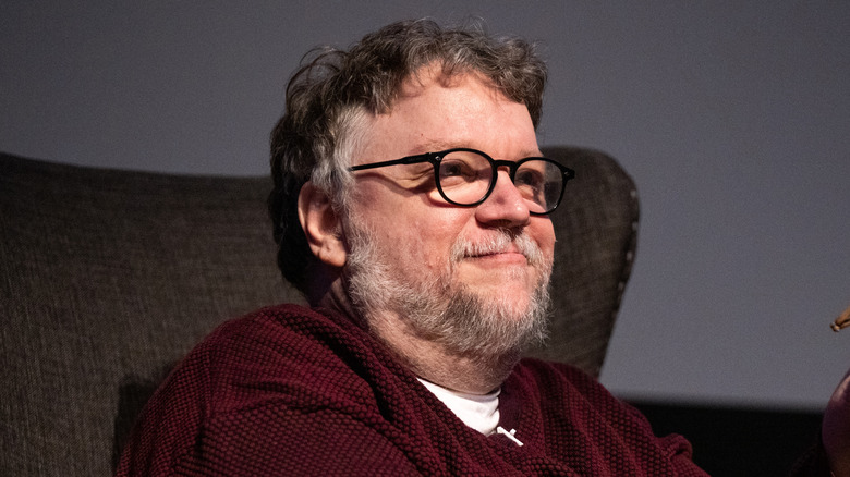 Guillermo del Toro looking ahead glasses