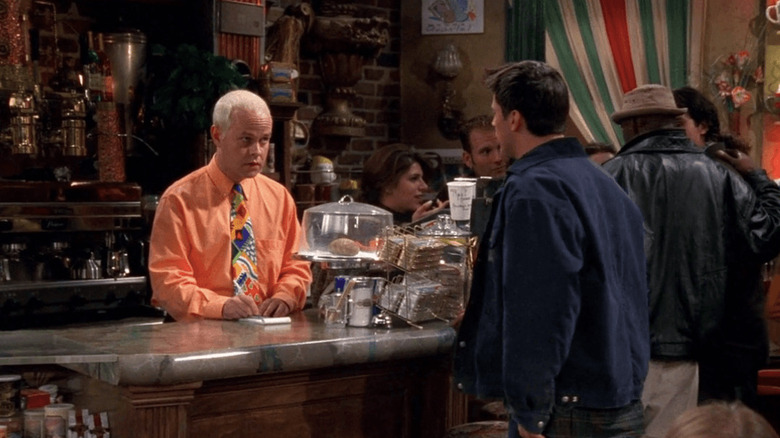 Gunther taking an order at Central Perk