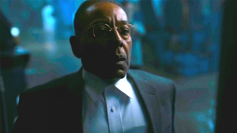 Giancarlo Esposito looks frightened