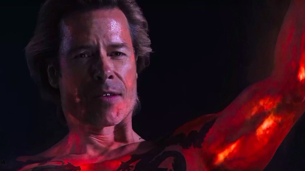 Guy Pearce Iron Man 3 Aldrich Killian glowing