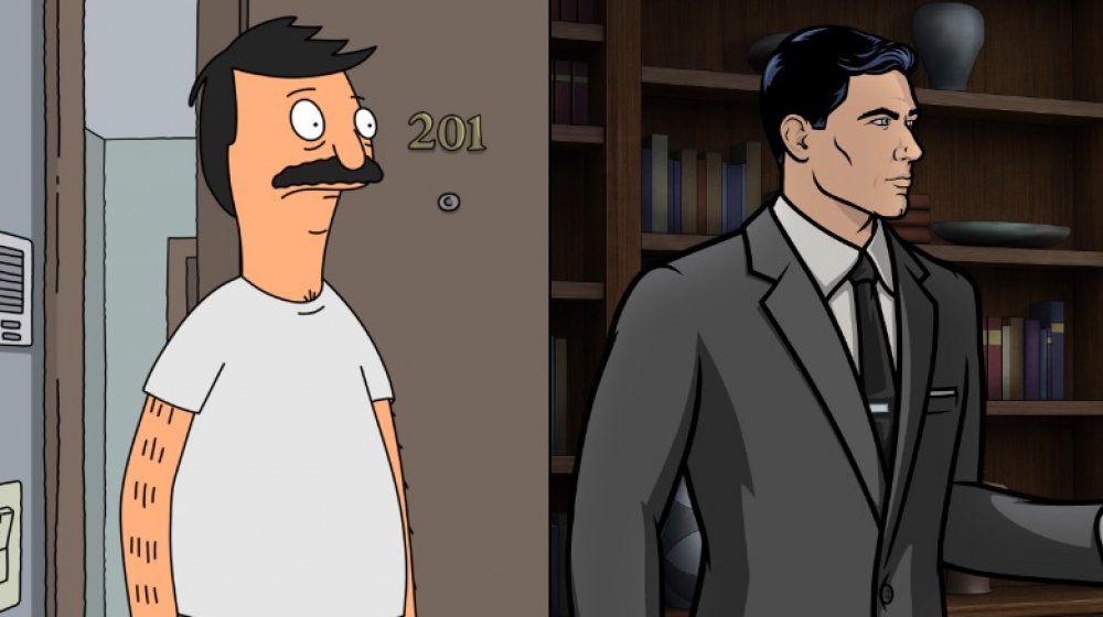 Bob reluctantly agrees to bring Jimmy Pesto his hernia medication in the "Prank You For Being A Friend" / Sterling Archer