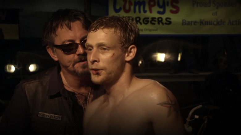 Chibs and Half-Sack boxing