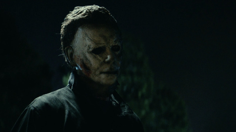 Michael Myers doing his classic head tilt